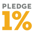 1% Pledge logo
